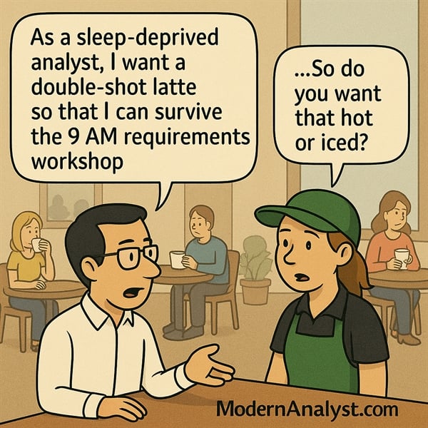 Sleep-deprived Business Analyst